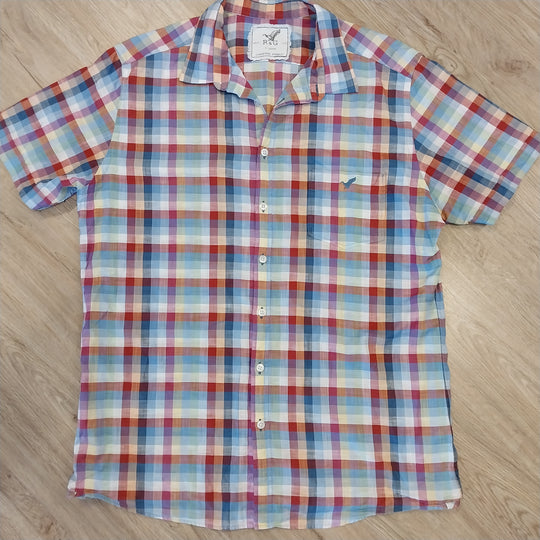 Rodd & Gunn Short Sleeve Check Shirt Size XL