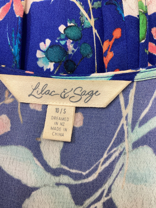 Lilac and sage dress 12