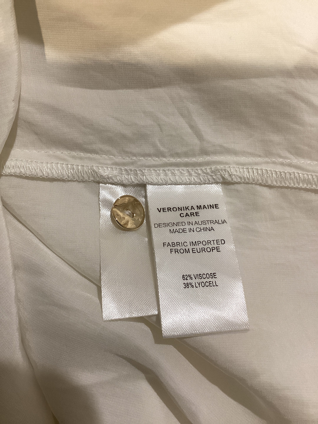 Veronica Maine cream Blouse -Large