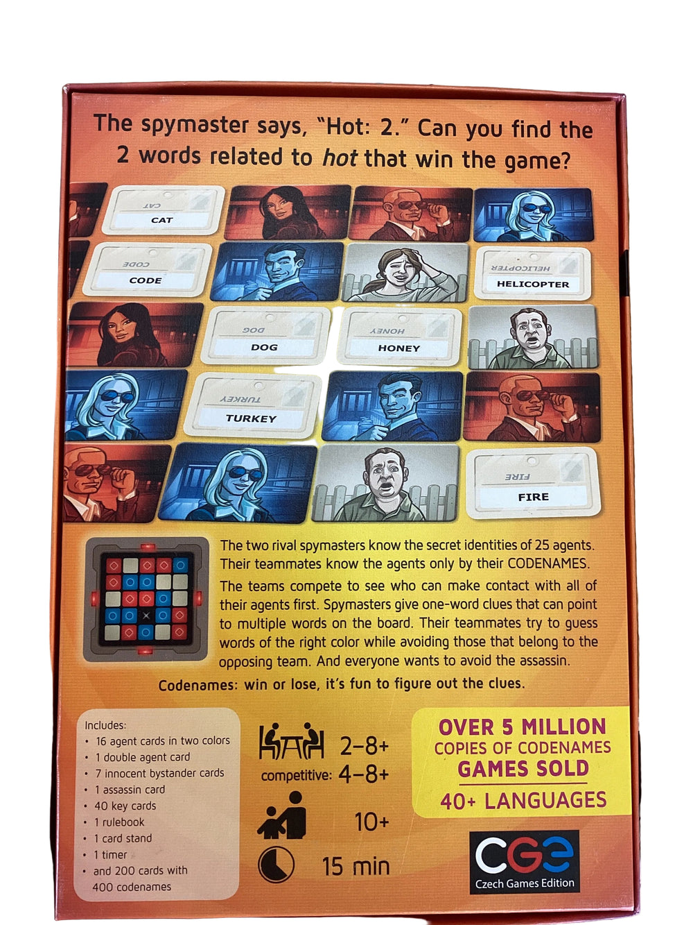 Codenames board game