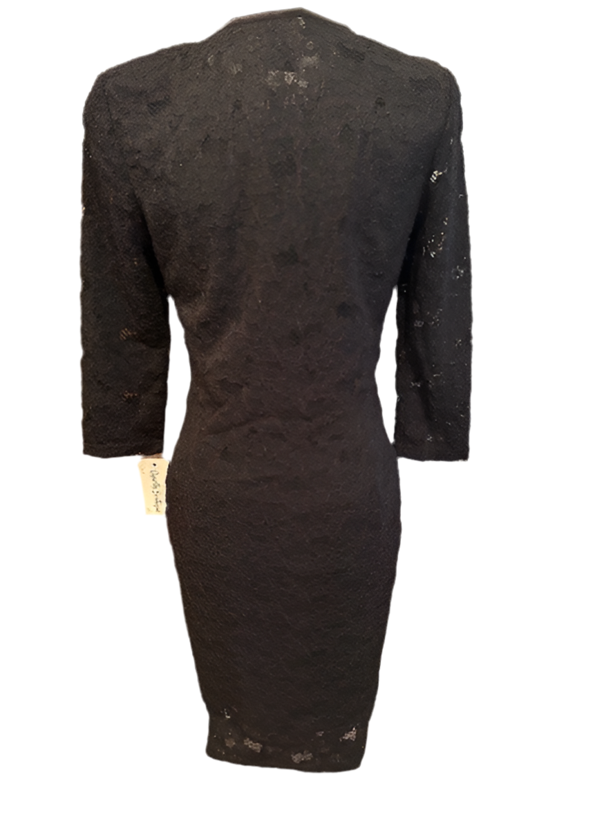 Cue Black Long Sleeve Dress