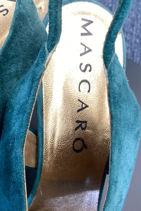 Mascaro Teal Heels -size 38