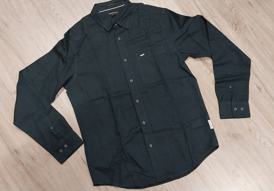 Anatolli Mens Shirt Deep Green Linen Mix Size M-40