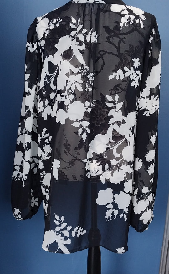 Whistle Women's Sheer Blouse Size 18