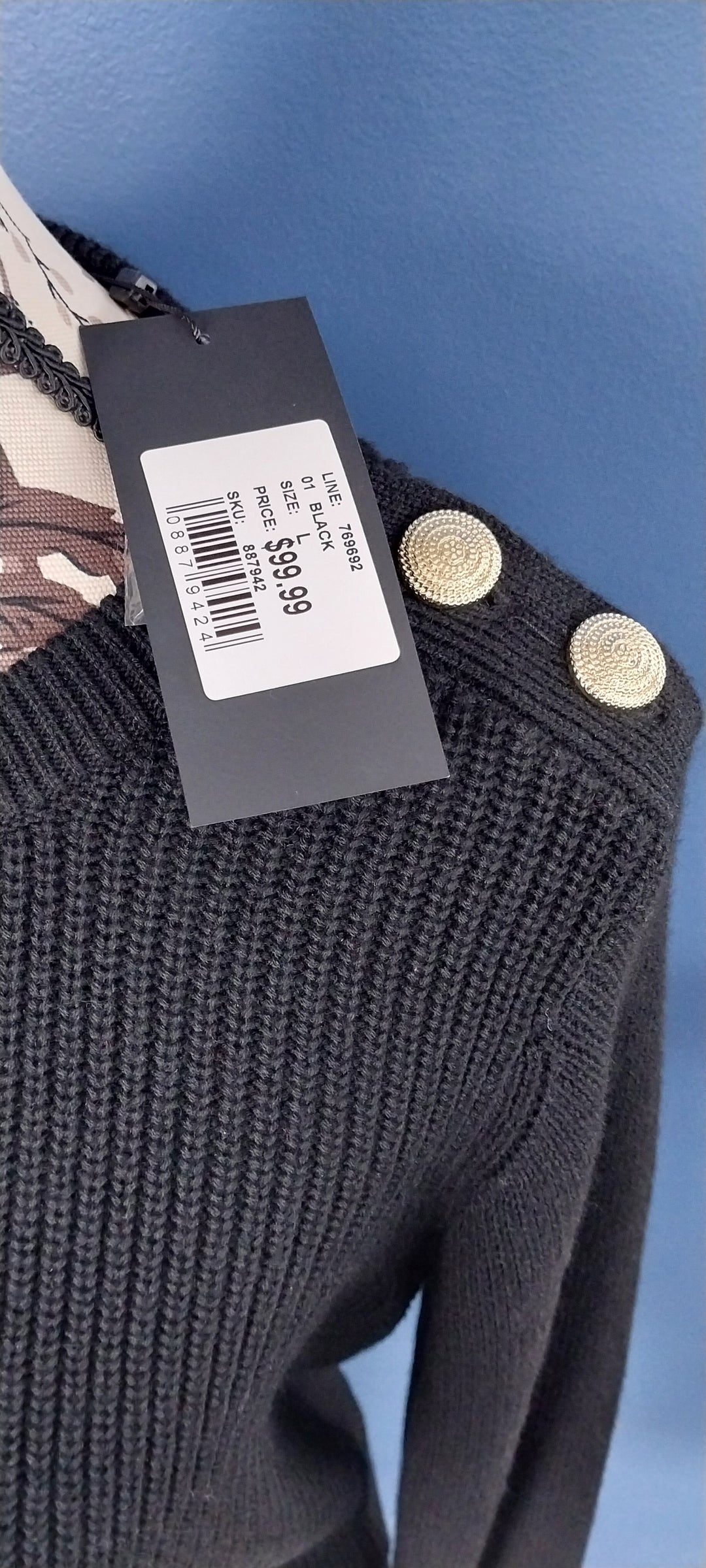 Portmans Size L  Womens Black Jumper BNWT