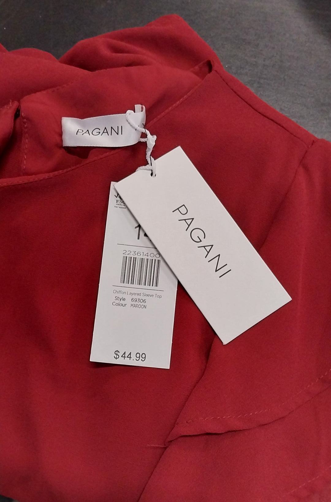 Pagani Size 14 Chiffon Top BNWT