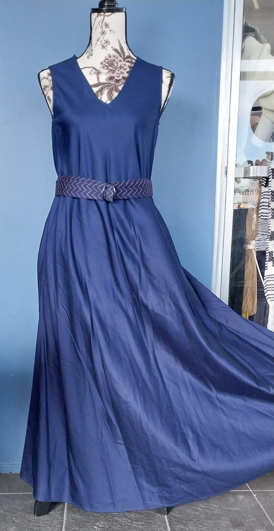 ELK Royal Blue Dress  100% Organic Cotton