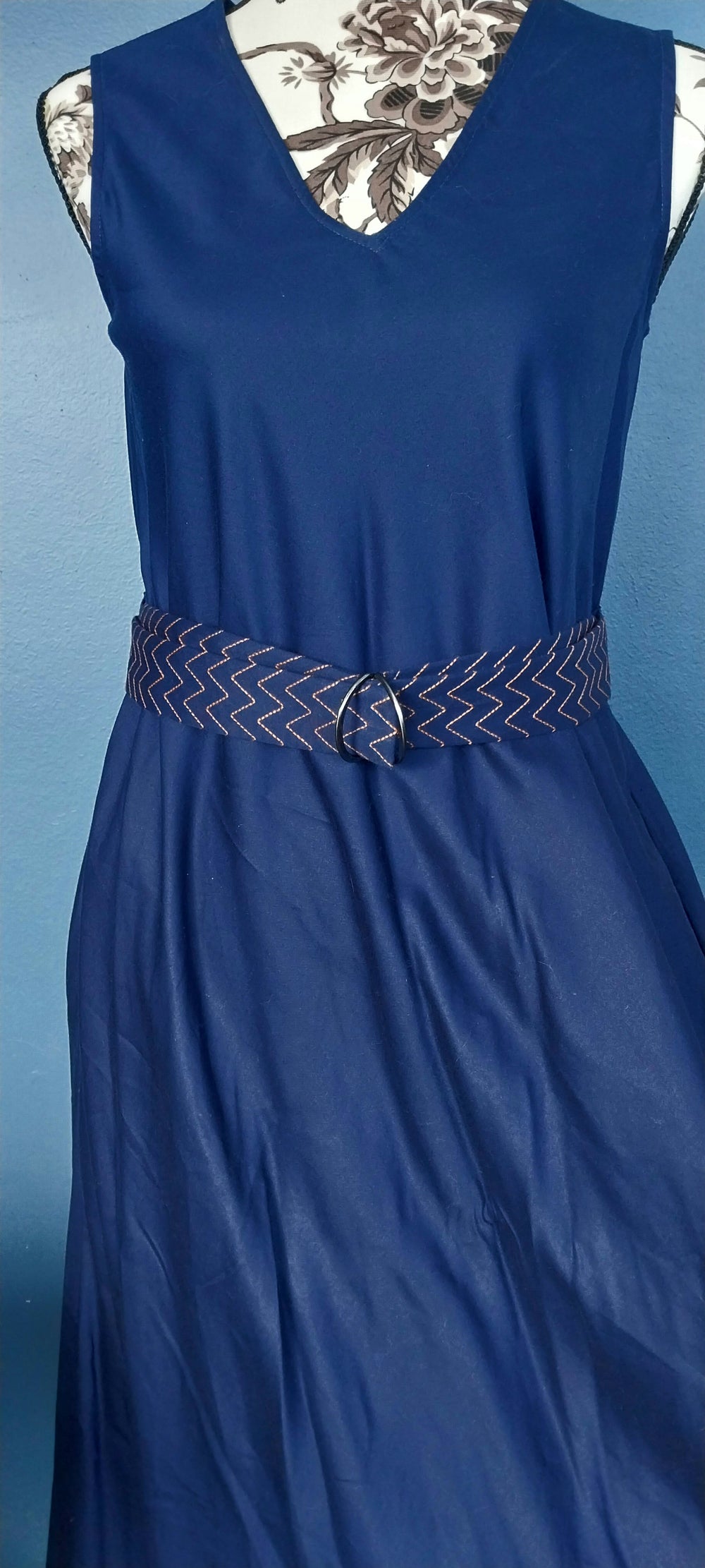 ELK Royal Blue Dress  100% Organic Cotton