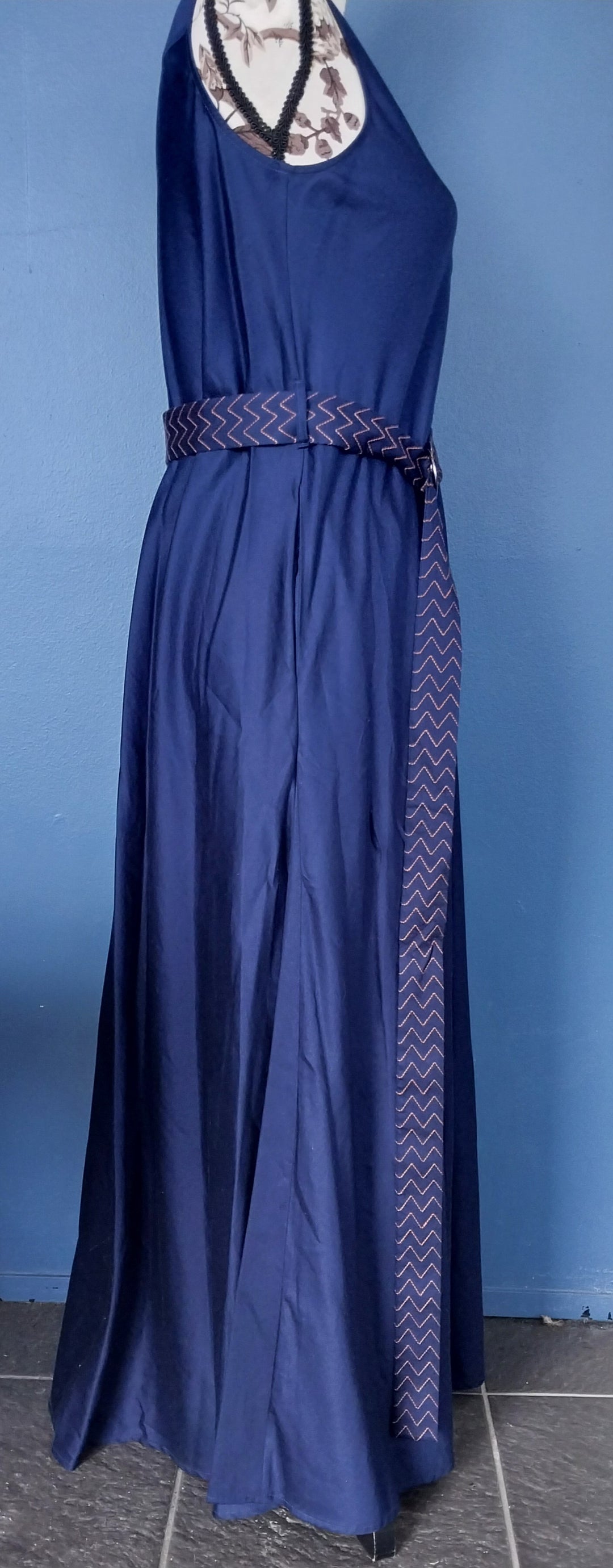 ELK Royal Blue Dress  100% Organic Cotton
