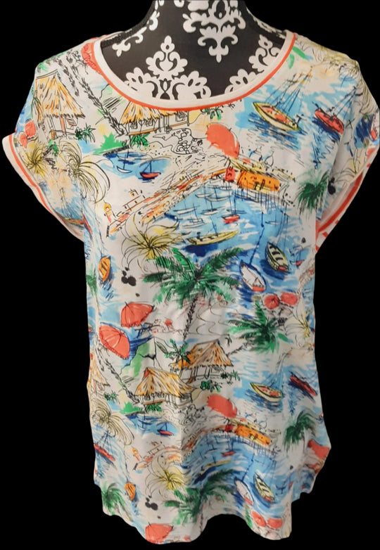 Bue Illusion top size XS