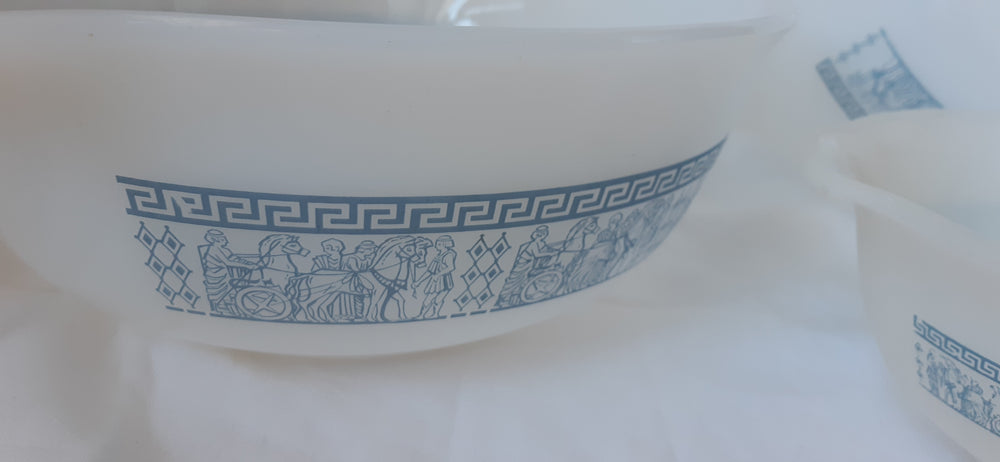 Glasbake bowls made in USA J2354 J2356 J2357