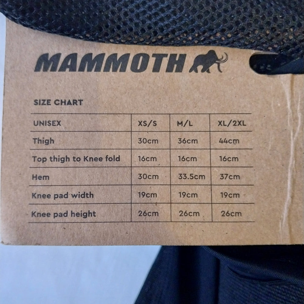 Mammoth Knee Protectors Size XS/S  New