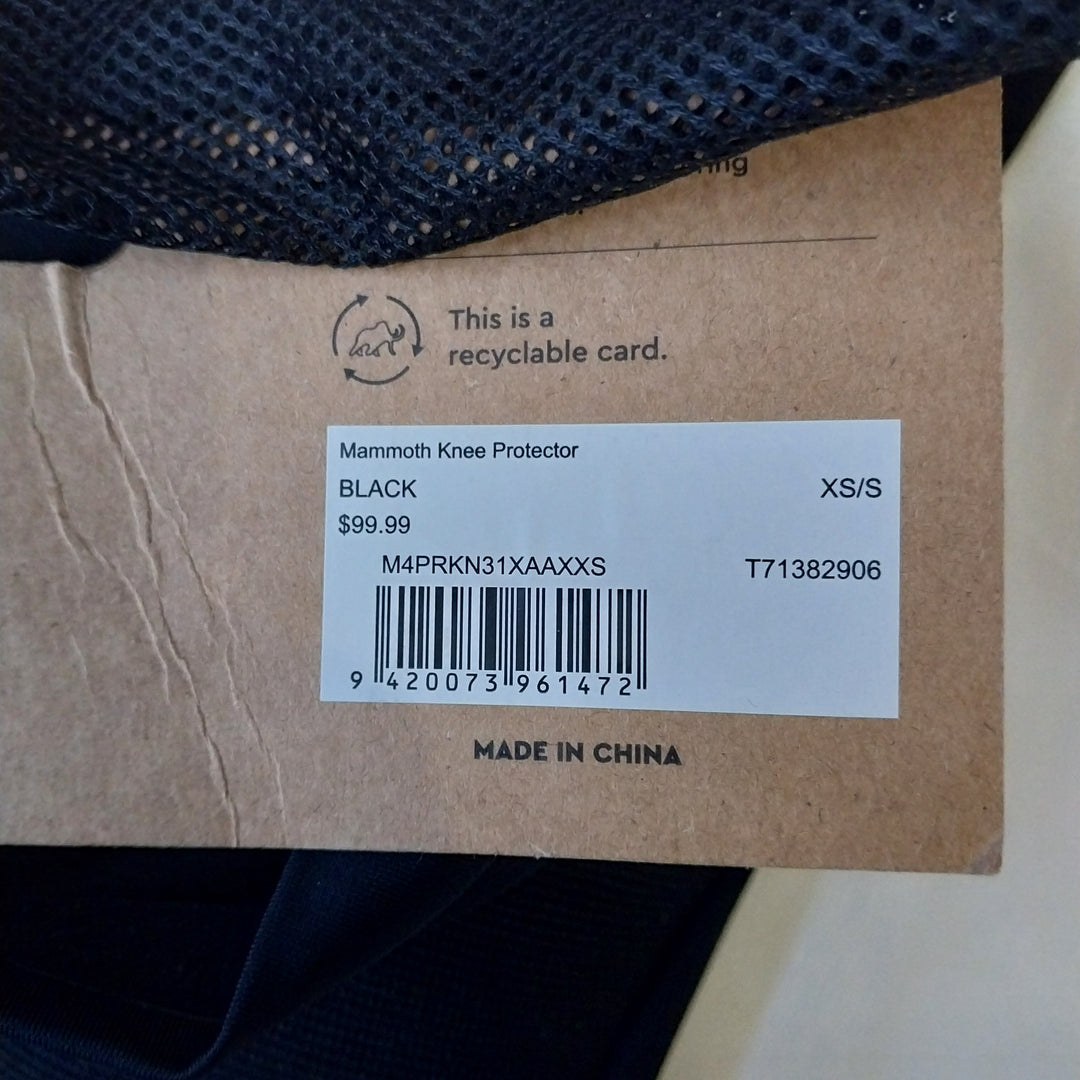 Mammoth Knee Protectors Size XS/S  New