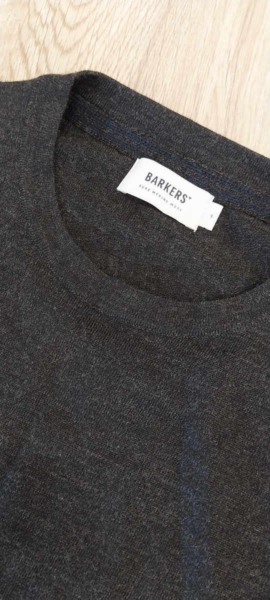 Barkers 100% Merino Crew Neck Jersey Size S