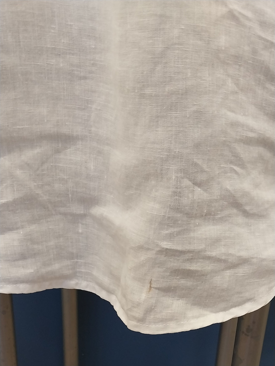 Industrie 100% Linen Long Sleeve Shirt White Size S