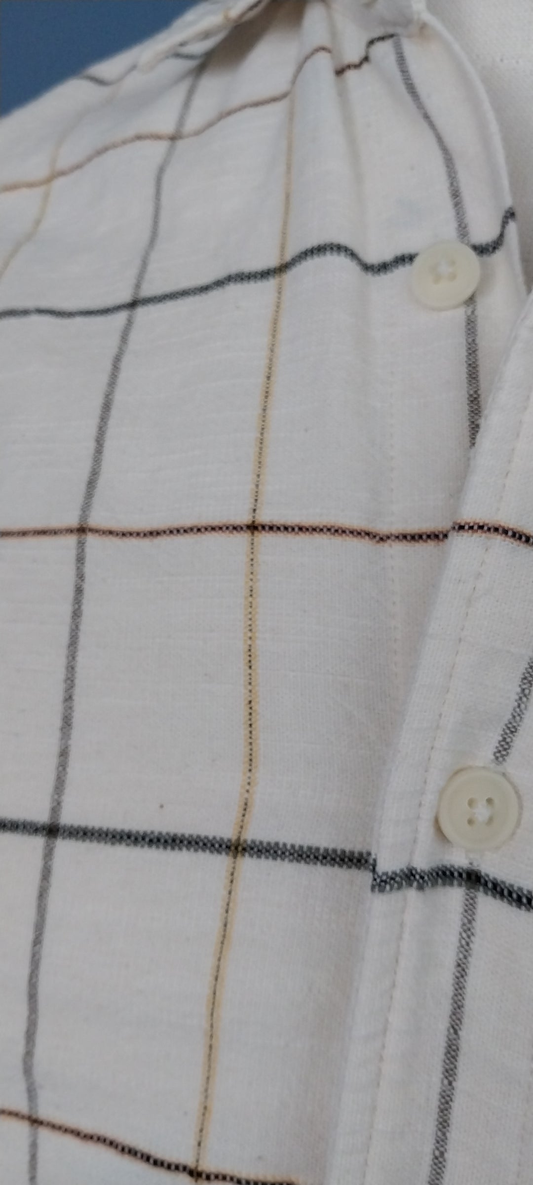 Zara Mens Cotton/Polyester Mix Long Sleeve Shirt Size M