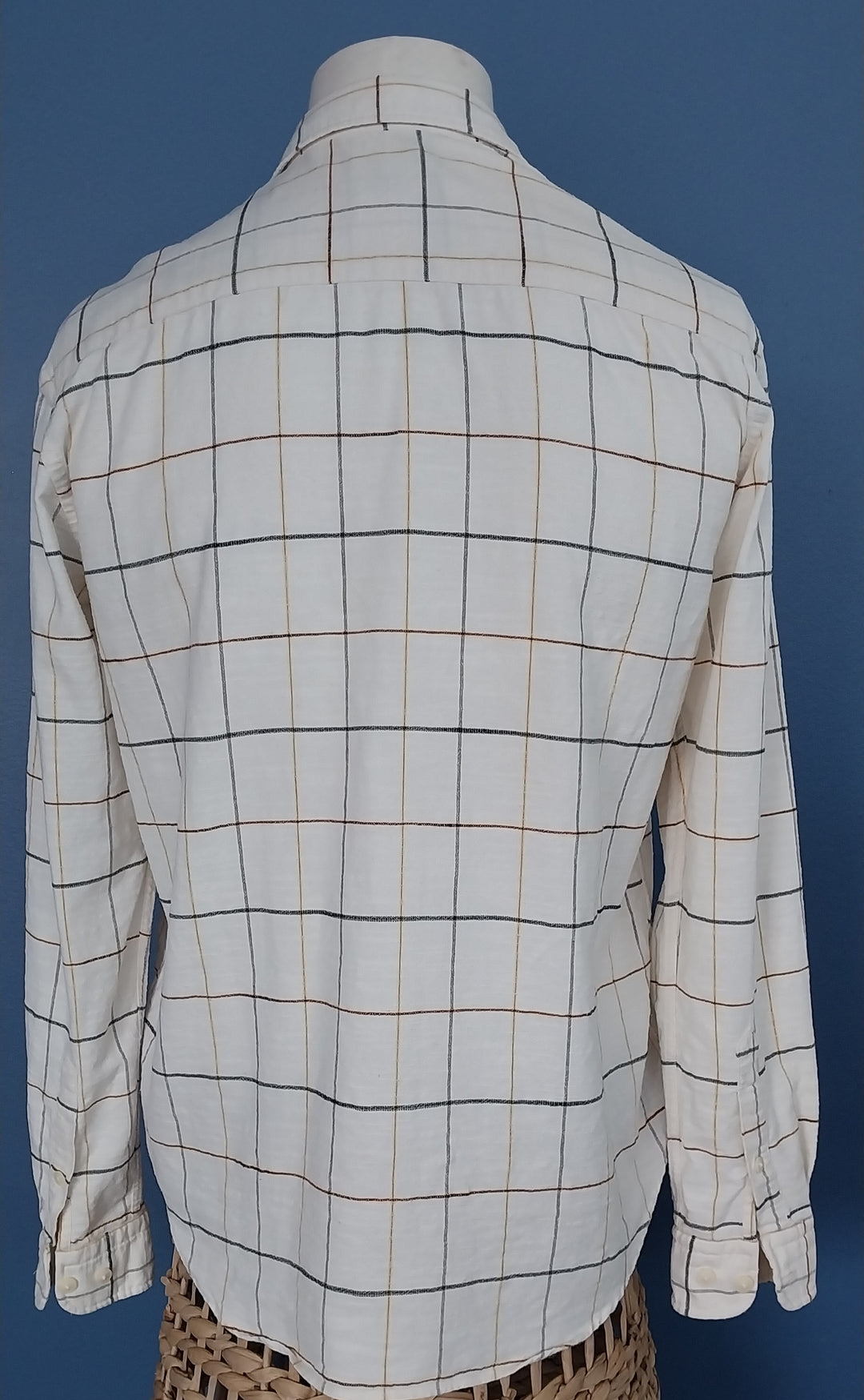 Zara Mens Cotton/Polyester Mix Long Sleeve Shirt Size M