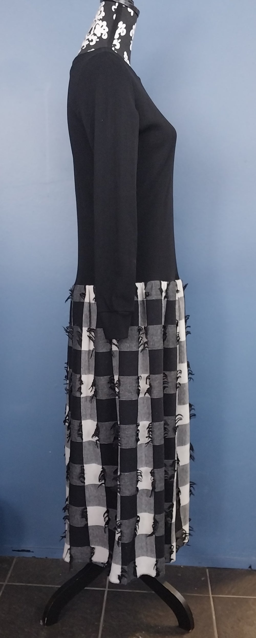 Vintage David Carmody New Zealand Maxi Length Dress  size 12