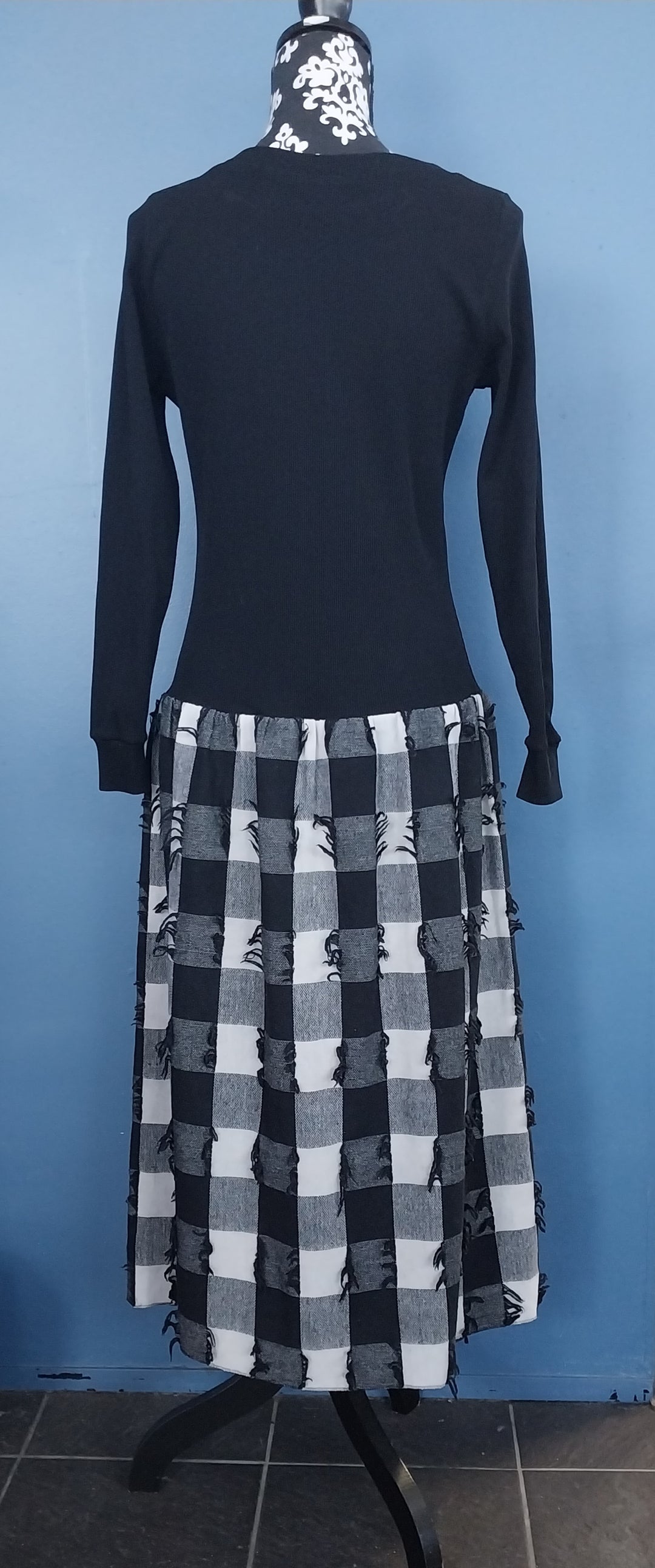 Vintage David Carmody New Zealand Maxi Length Dress  size 12