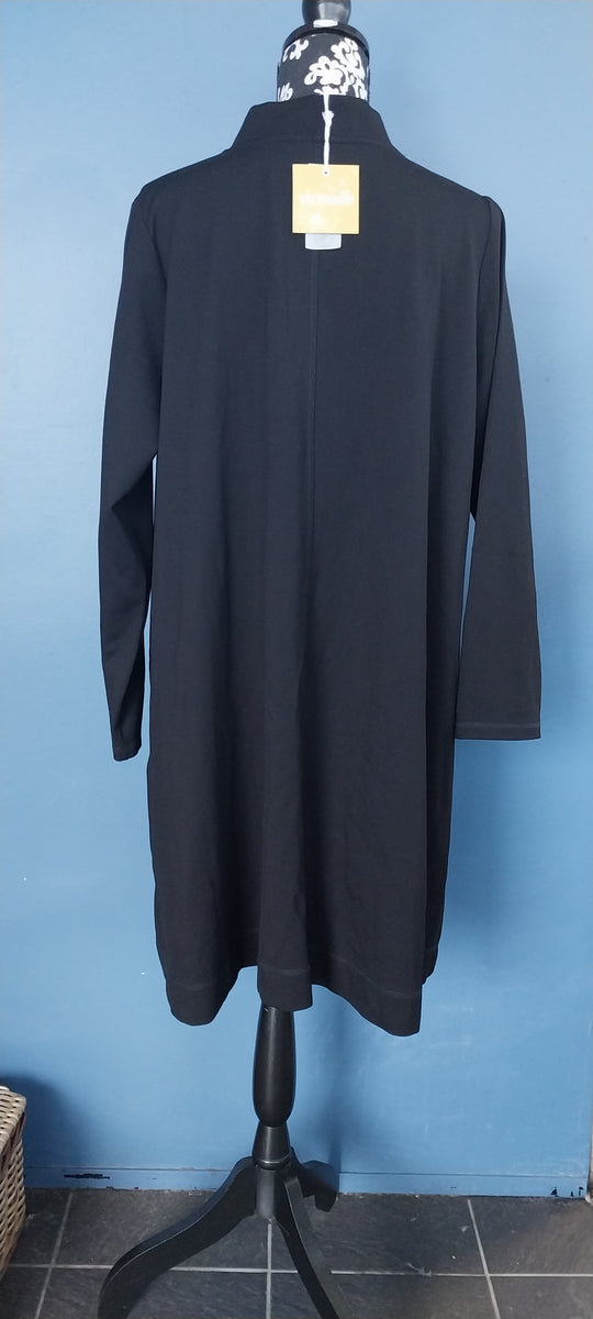 Virtuelle A Line Long Top Size S Black