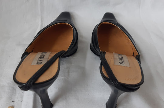 Overland black leather shoes size 37