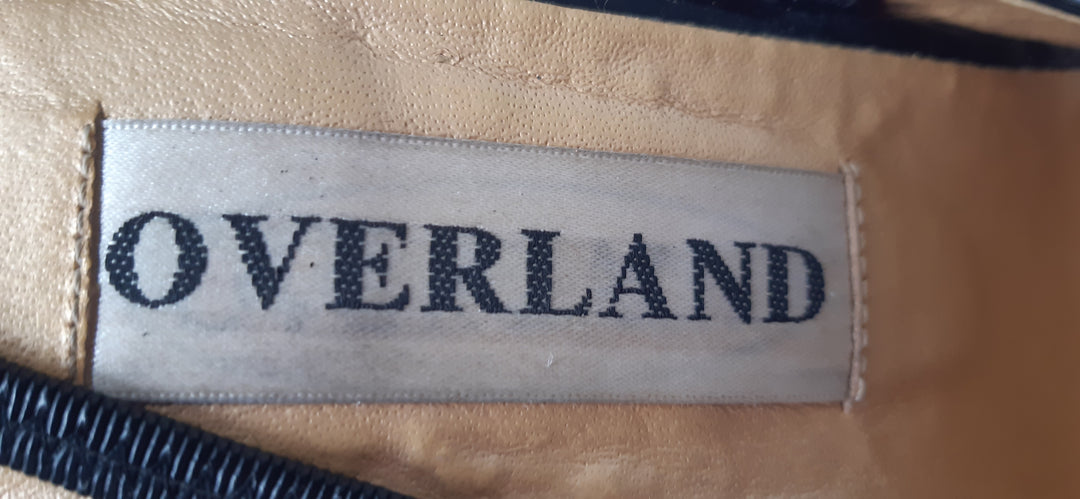 Overland black leather shoes size 37
