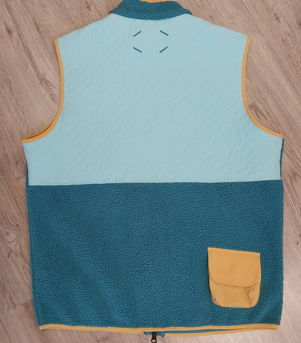 Adidas Adicross Padded Fleece Full Zip Vest SizeM
