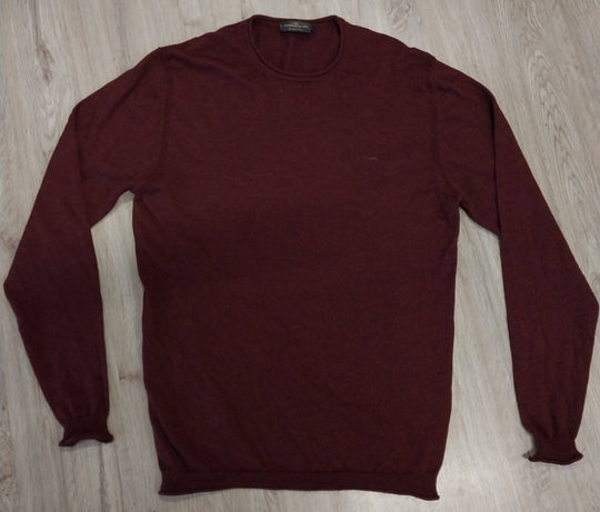Rodd & Gunn Burgundy Merino Jumper size L