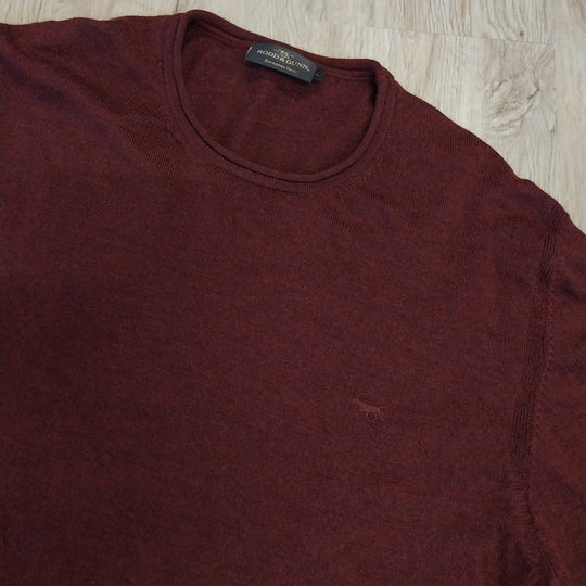 Rodd & Gunn Burgundy Merino Jumper size L