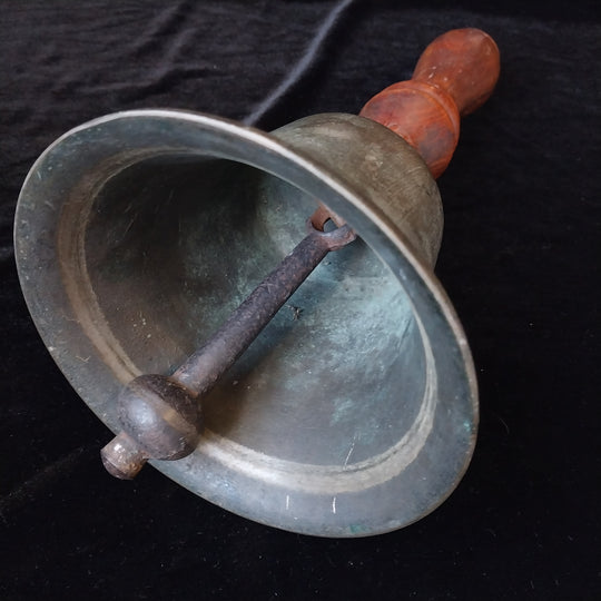 Antique Brass School Bell