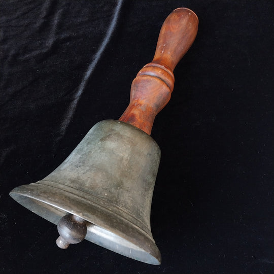 Antique Brass School Bell