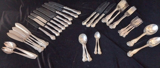 Rodd  Silver Plate Camille Cutlery 56 pieces