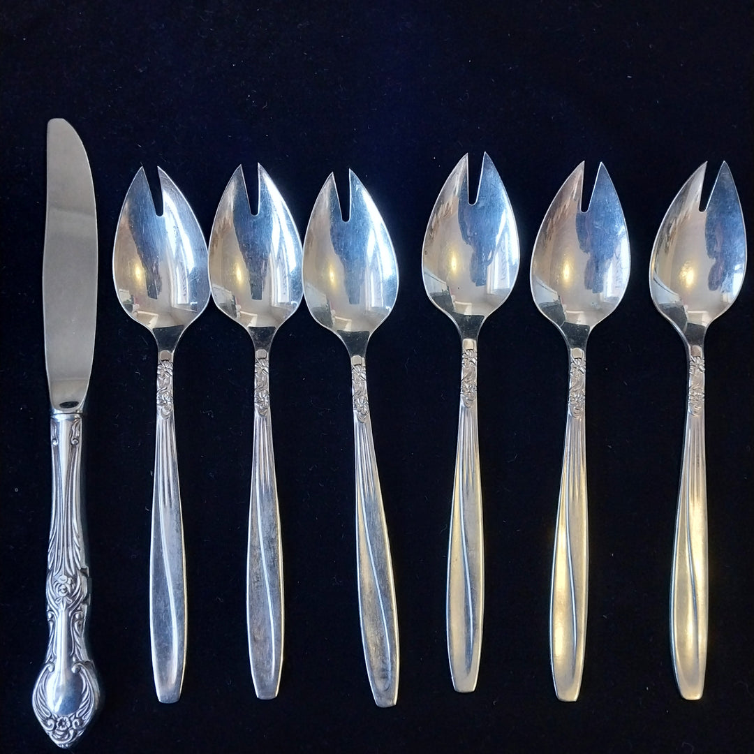 Rodd  Silver Plate Camille Cutlery 56 pieces