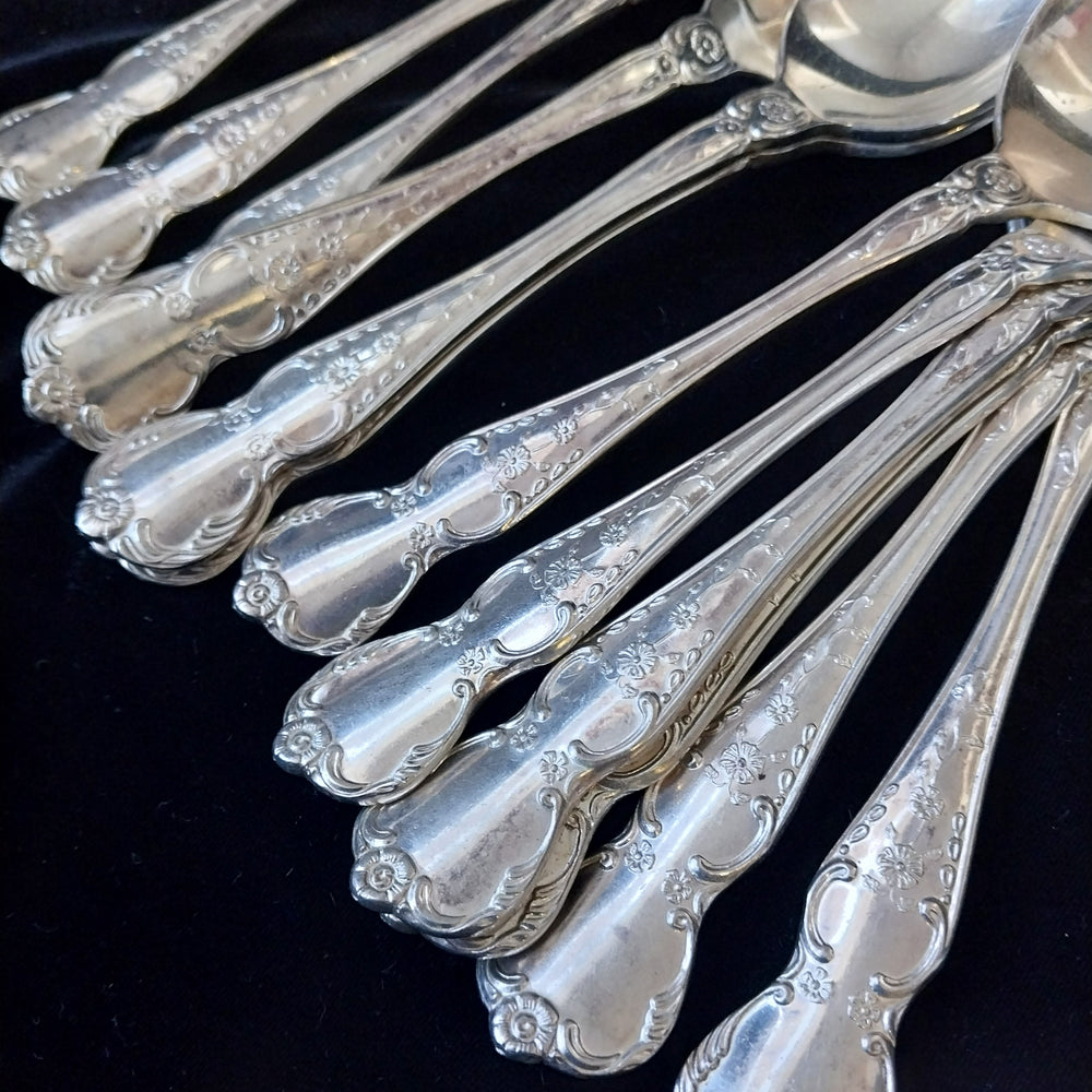 Rodd  Silver Plate Camille Cutlery 56 pieces
