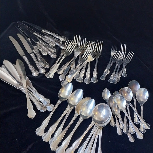 Rodd  Silver Plate Camille Cutlery 56 pieces