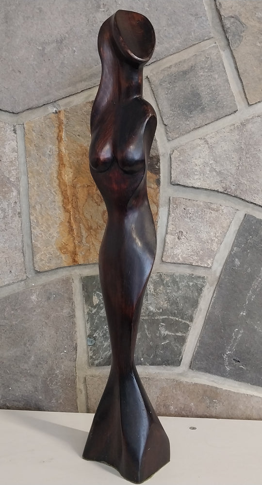 Vintage MCM Tall Female Sculpture