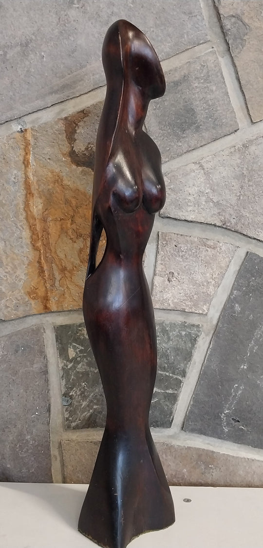 Vintage MCM Tall Female Sculpture