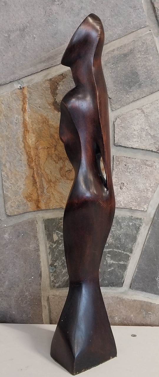 Vintage MCM Tall Female Sculpture