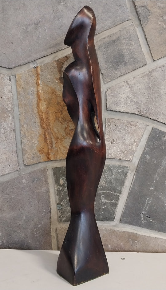 Vintage MCM Tall Female Sculpture