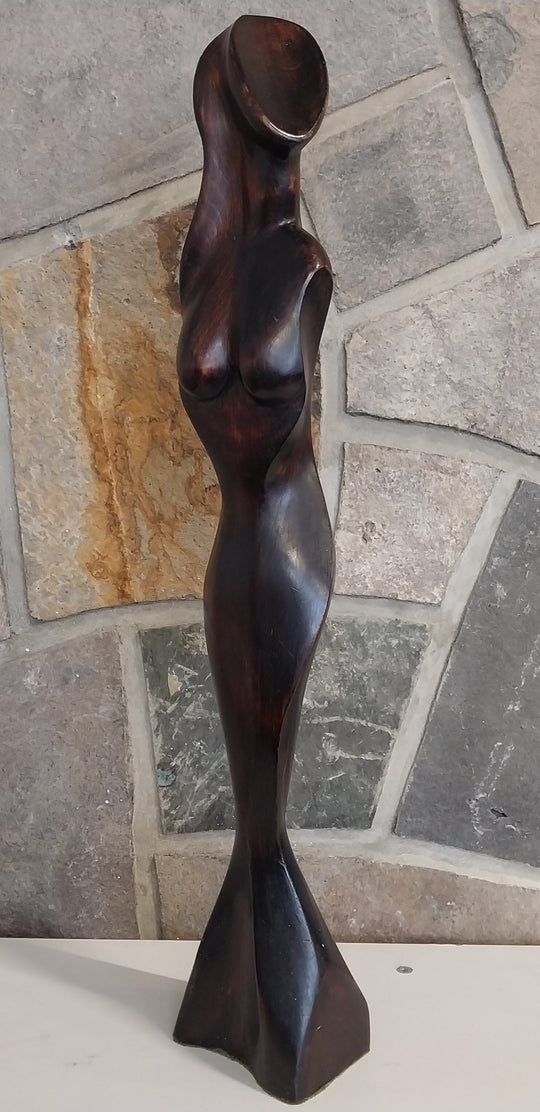 Vintage MCM Tall Female Sculpture