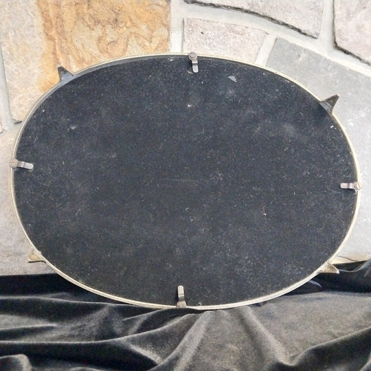 MCM Footed Vanity Mirrored Tray