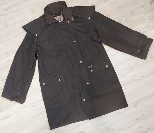 Mountain Mac New Zealand Oilskin Jacket Size Medium