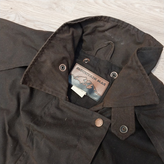 Mountain Mac New Zealand Oilskin Jacket Size Medium