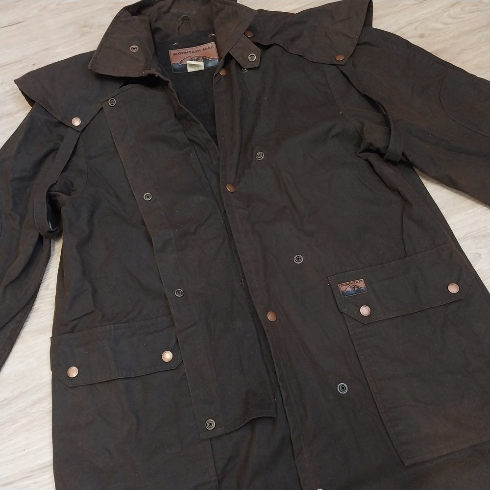 Mountain Mac New Zealand Oilskin Jacket Size Medium