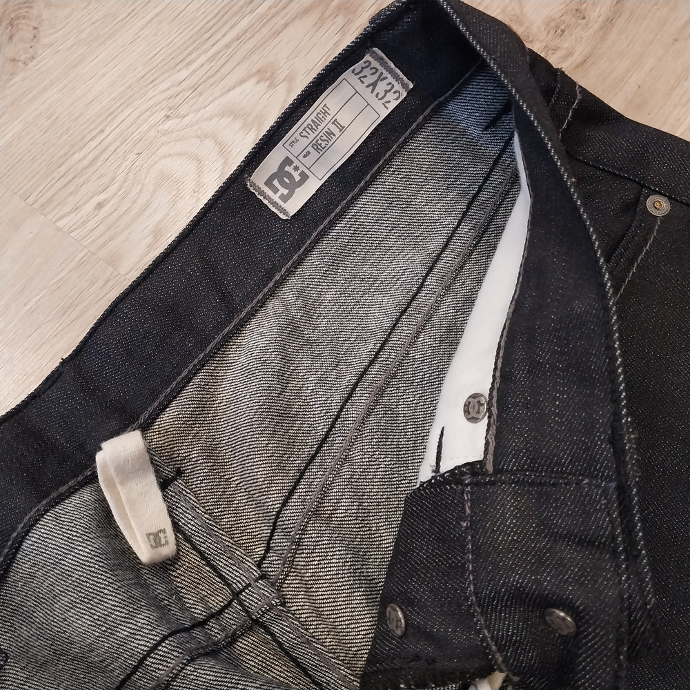 DC Mens Jeans Straight Leg Size 32X32 Black