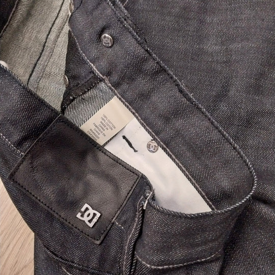 DC Mens Jeans Straight Leg Size 32X32 Black