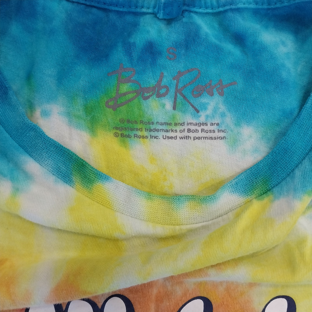 Bob Ross Tie Dyed T Shirt Size S