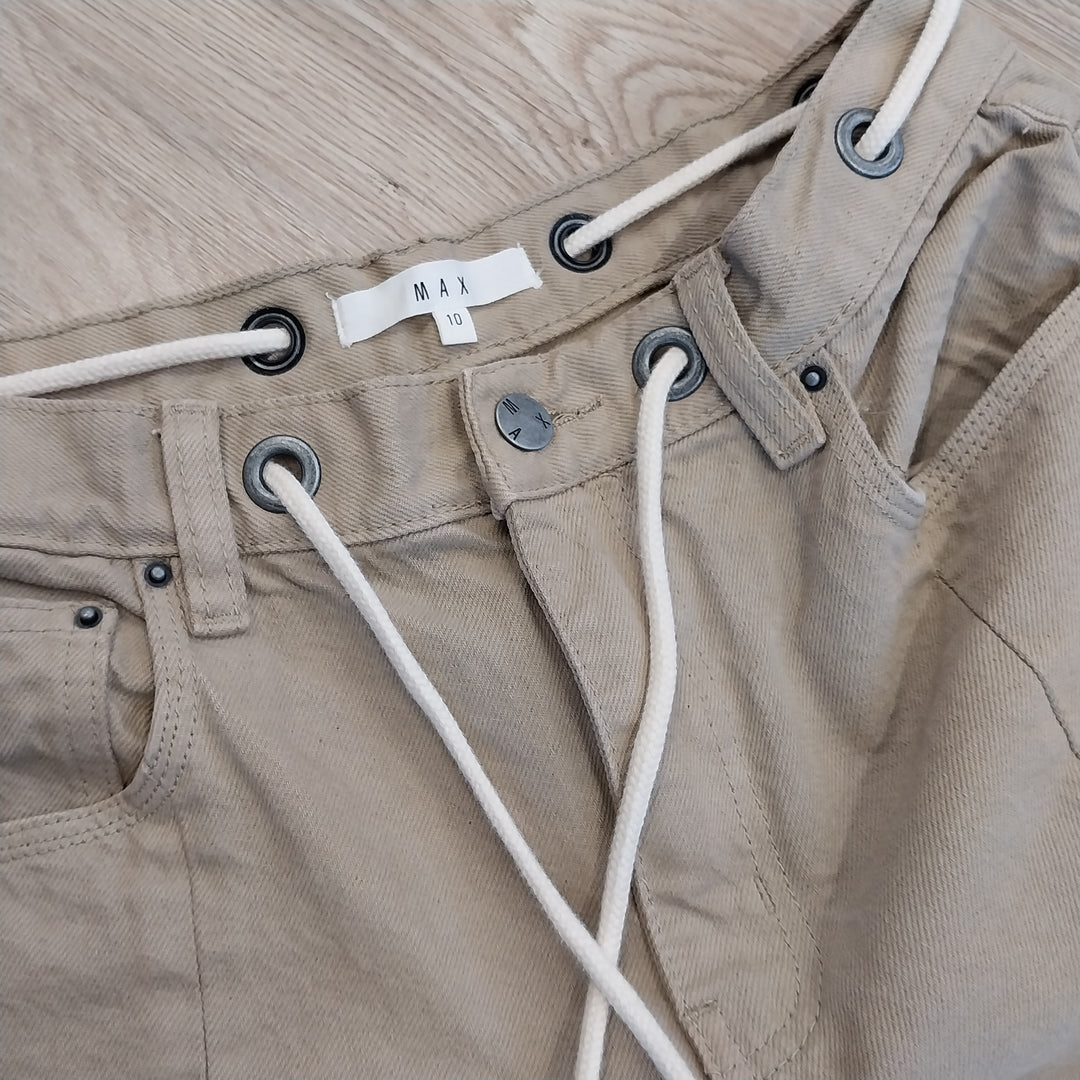 Max Wide Leg Pants Size 10 100% Organic Cotton