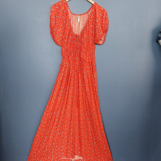 Huffer Red Maxi Dress Size 12