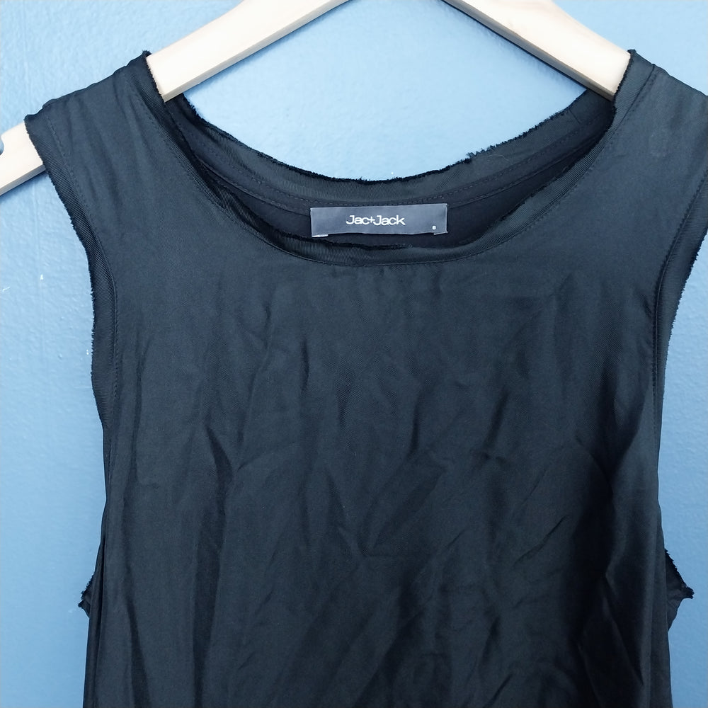 Jac + Jack Long Dress Size 8 Black